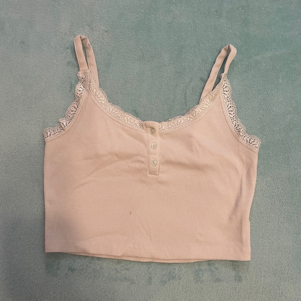 Forever21 icy blue tank top size medium